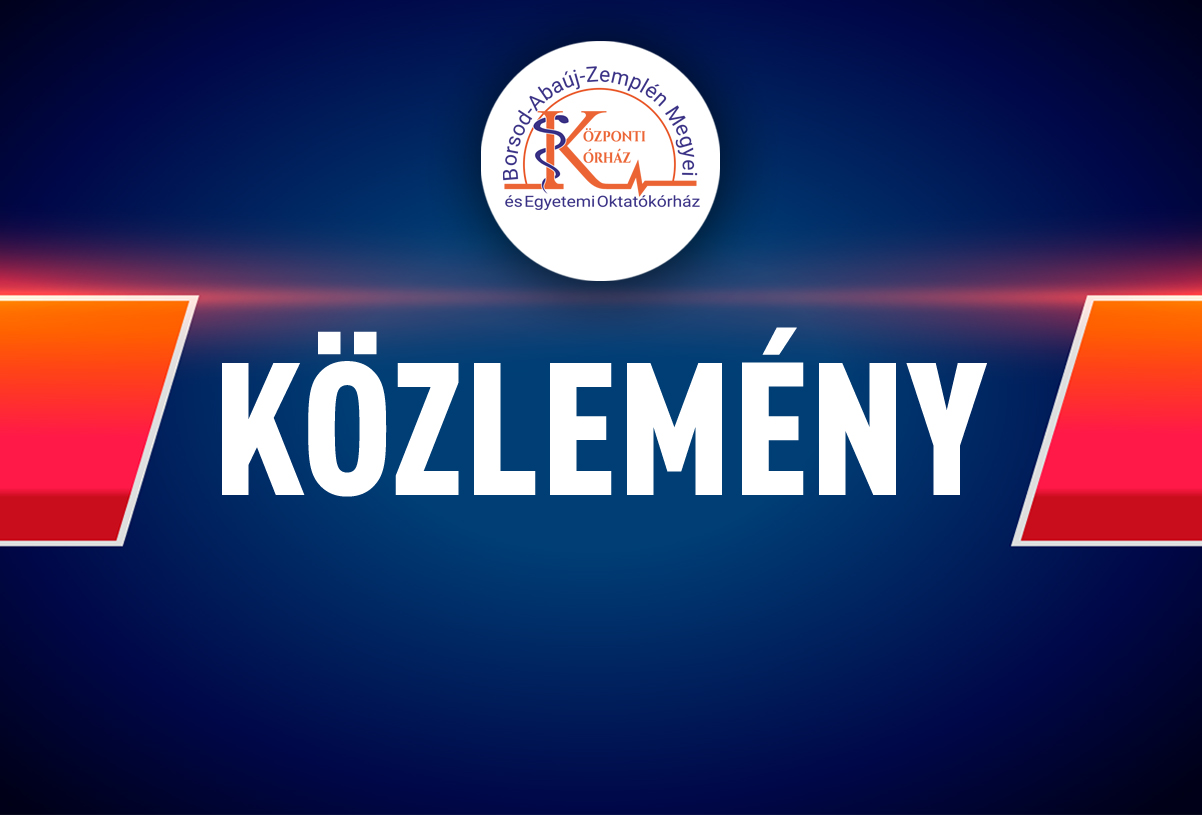 Közlemény a sajtó képviselői számára
