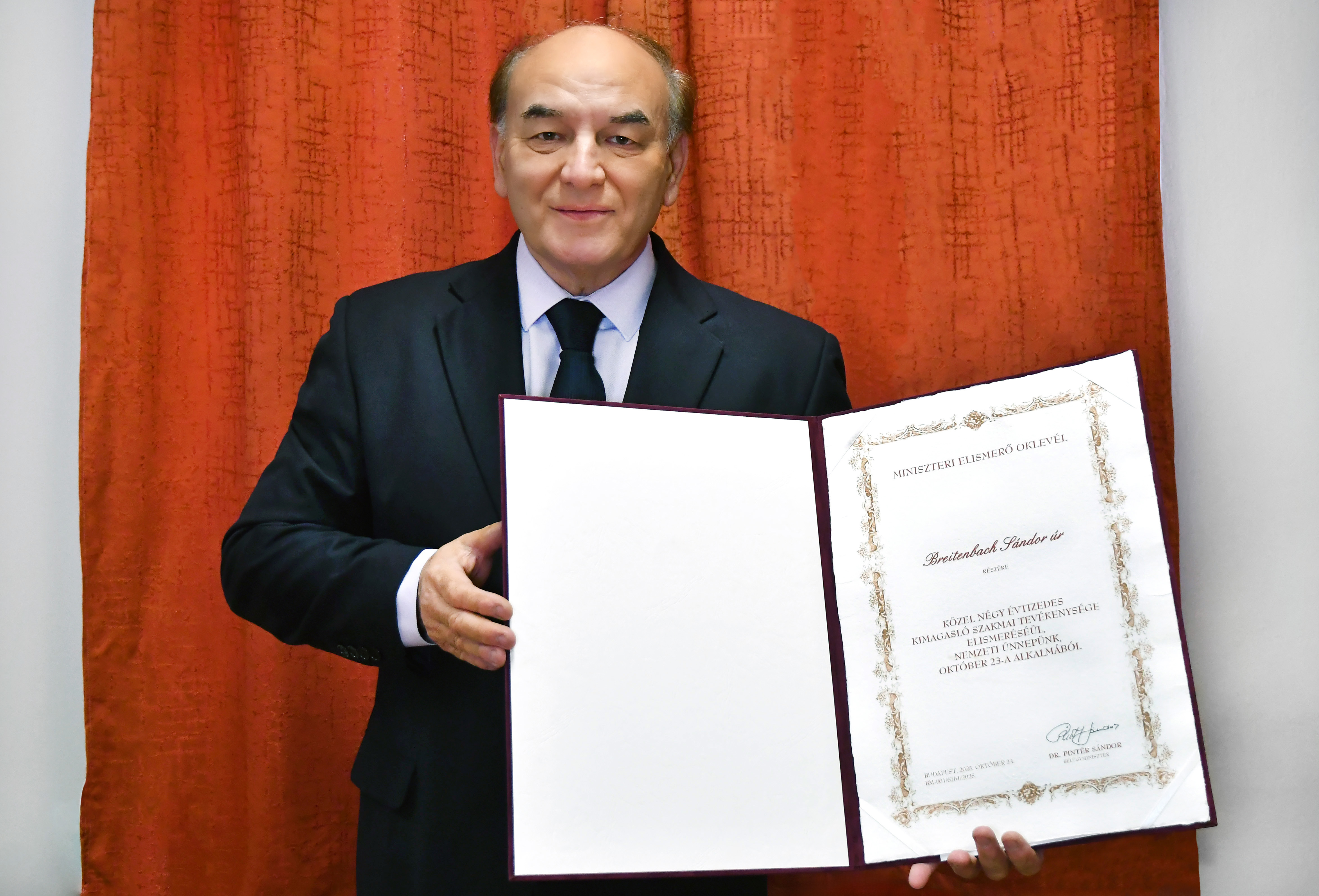 Breitenbach Sándor portréfotója