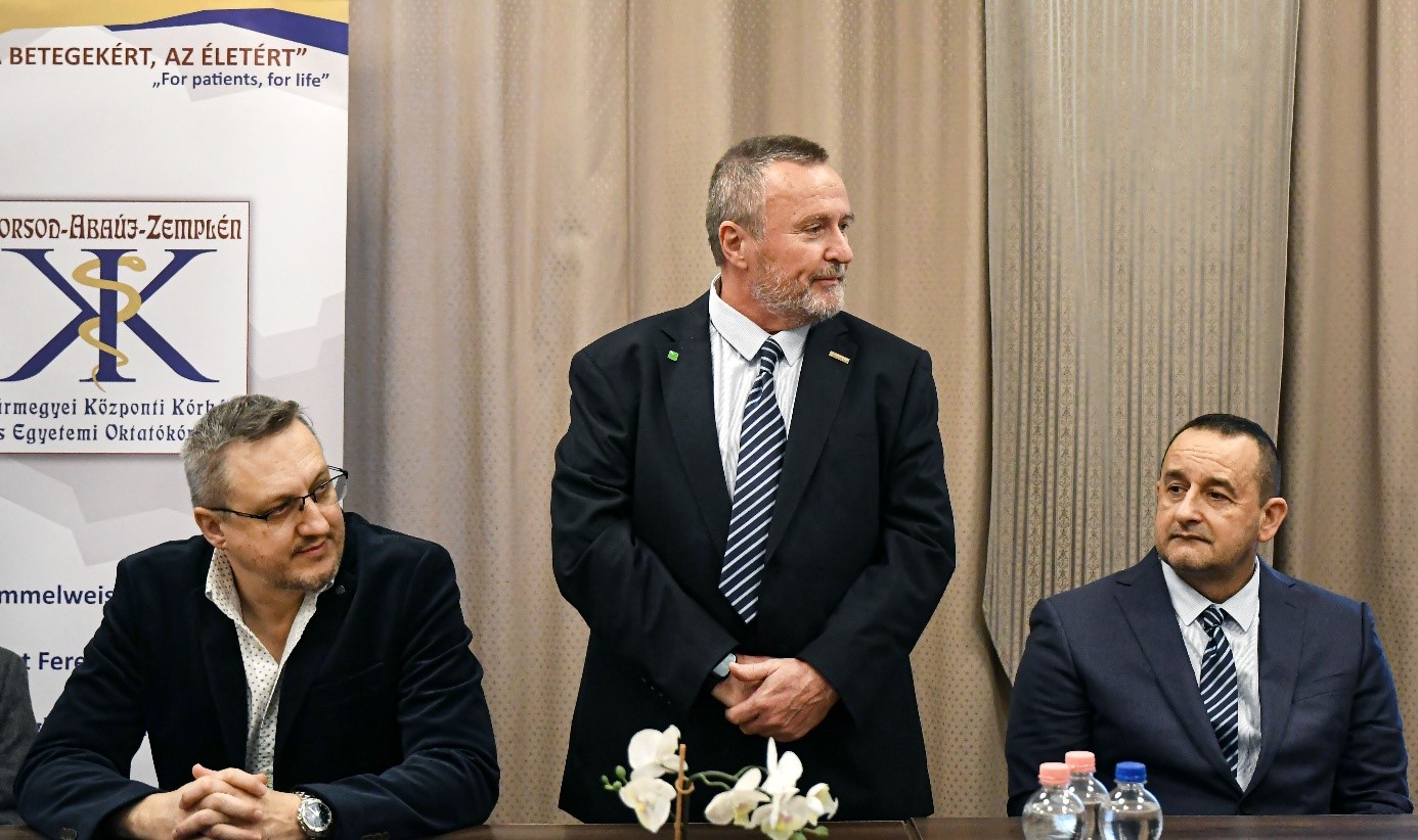 Bukszár Zsolt, a BorsodChem Zrt. CA/PVC termelés igazgatójának a beszéde