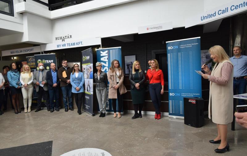 Résztvevők az állásbörzén