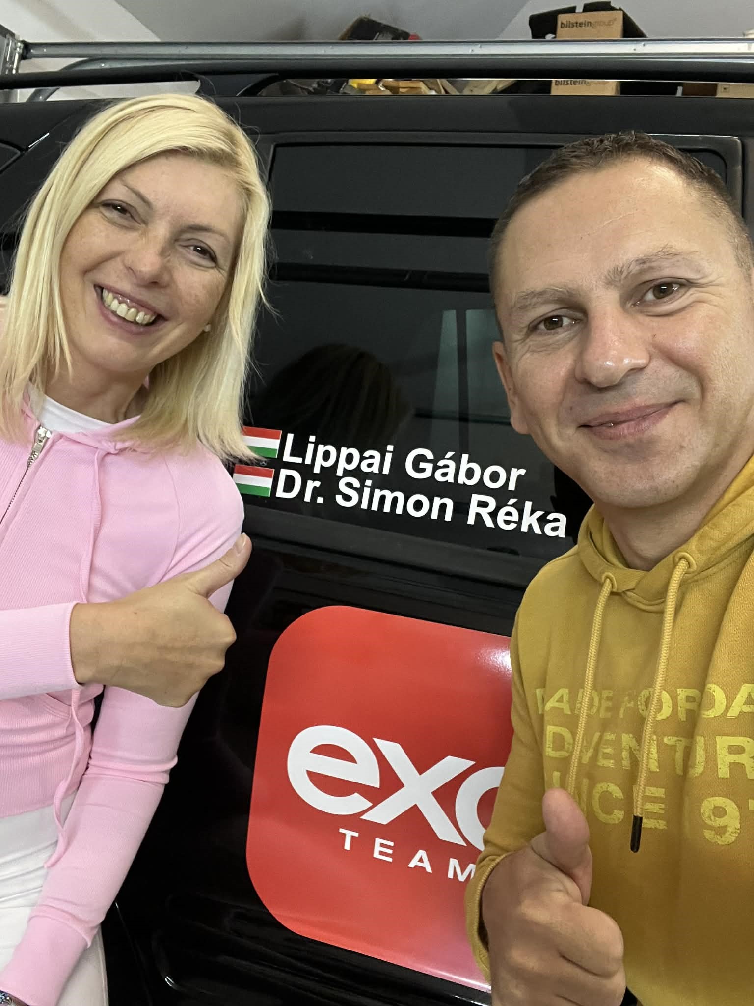 Dr. Simon Réka és férje Lippai Gábor