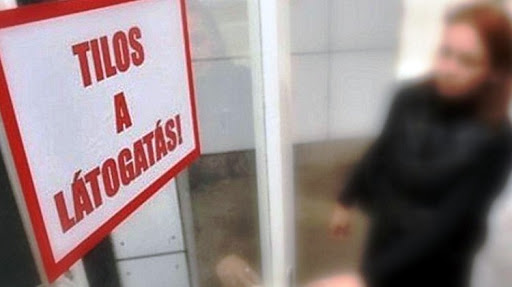 Tilos a látogatás feliratú tábla