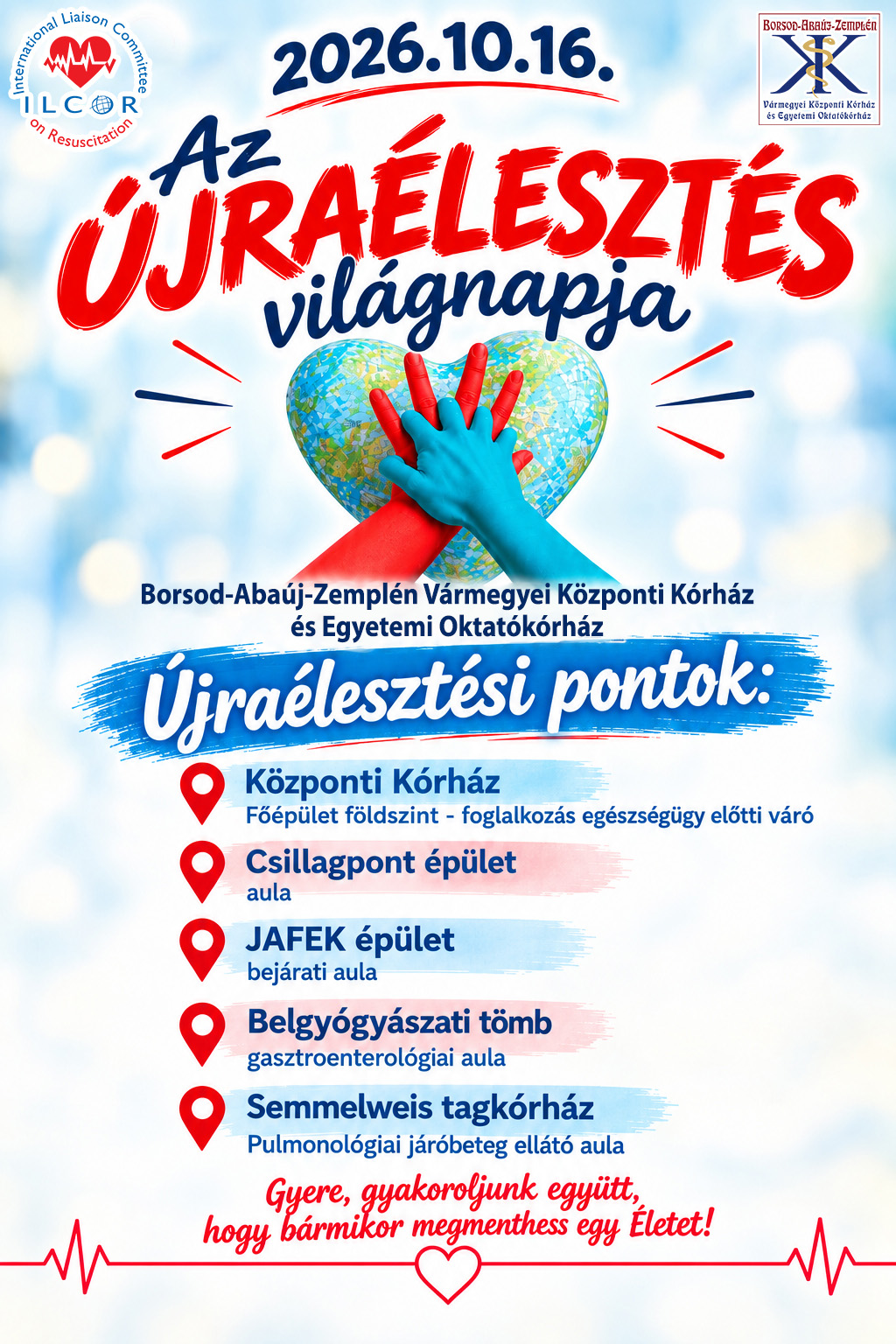 Az újraélesztés világnapja 2026. október 16.