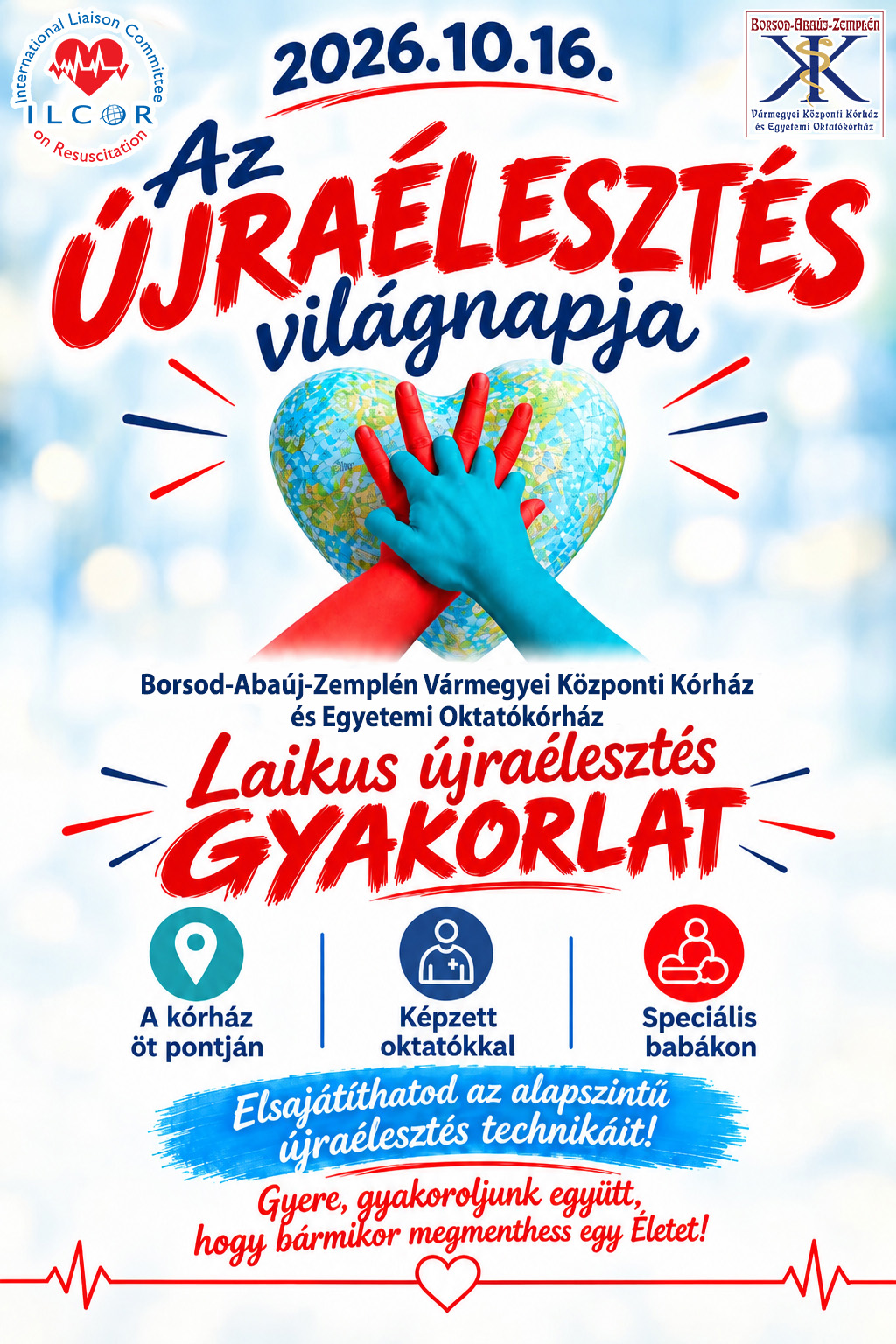 Az újraélesztés világnapja 2026. október 16.